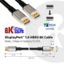 CLUB3D CAC-1069 cavo DisplayPort Nero, Argento (CAC-1069)