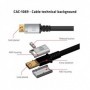CLUB3D CAC-1069 cavo DisplayPort Nero, Argento (CAC-1069)