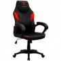 ThunderX3 EC1BR sedia per videogioco Sedia da gaming per PC Seduta imbottita Nero, Rosso (EC1BR)