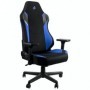 Nitro Concepts X1000 Sedia da gaming per PC Sedia tappezzata Nero, Blu (NC-X1000-BB)