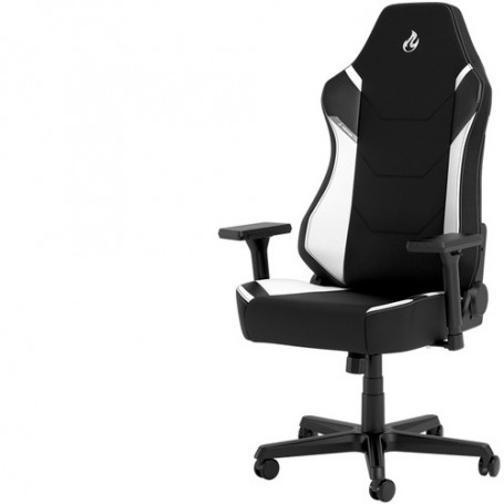 Nitro Concepts X1000 Sedia da gaming per PC Sedia tappezzata Nero, Bianco (NC-X1000-BW)