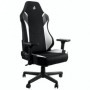 Nitro Concepts X1000 Sedia da gaming per PC Sedia tappezzata Nero, Bianco (NC-X1000-BW)