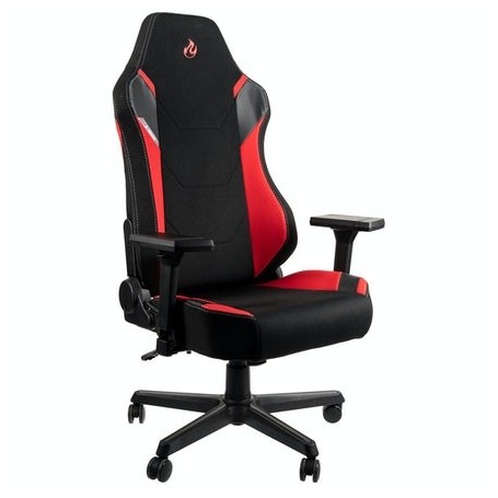 Nitro Concepts X1000 Sedia da gaming per PC Sedia tappezzata Nero, Rosso (NC-X1000-BR)