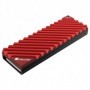 Jonsbo M.2-3 RED ventola per PC Unità allo stato solido Dissipatore Nero, Rosso 1 pz (M.2-3 RED)