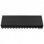 Jonsbo M.2-3 GREY ventola per PC Unità allo stato solido Dissipatore Nero, Grigio 1 pz (M.2-3 GREY)