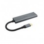 Akasa AK-CBCA25-18BK hub di interfaccia USB 3.2 Gen 1 (3.1 Gen 1) Type-C 5000 Mbit/s Grigio (AK-CBCA25-18BK)