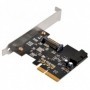 Silverstone ECU04-E scheda di interfaccia e adattatore Interno USB 3.2 Gen 1 (3.1 Gen 1) (SST-ECU04-E)