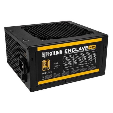 Kolink Enclave alimentatore per computer 700 W 20+4 pin ATX ATX Nero (KL-G700FM)