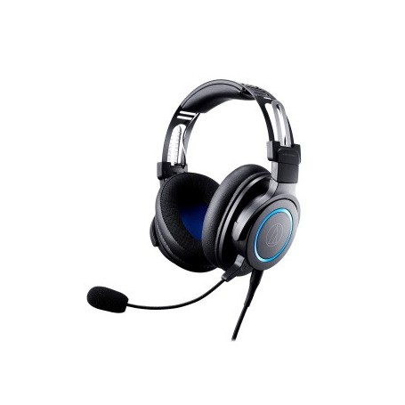 Audio-Technica ATH-G1 cuffia e auricolare Padiglione auricolare Connettore 3.5 mm Nero, Blu (ATH-G1)
