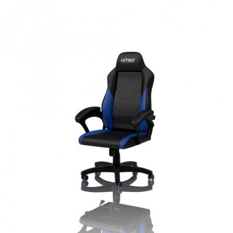 Nitro Concepts C100 Sedia da gaming per PC Seduta imbottita Nero, Blu (NC-C100-BB)