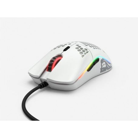Glorious PC Gaming Race Model O mouse Mano destra USB tipo A Ottico 12000 DPI (GO-WHITE)