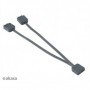 Akasa AK-CBLD08-12BK cavo di segnale 0,12 m Nero (AK-CBLD08-12BK)