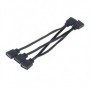 Akasa AK-CBLD05-40BK cavo di alimentazione interno 0,4 m (AK-CBLD05-40BK)