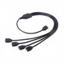 Akasa AK-CBLD04-50BK accessori di raffreddamento hardware Nero (AK-CBLD04-50BK)