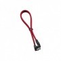 Cablemod CM-CAB-RSAT-N30KR-R cavo SATA 0,3 m Rosso (CM-CAB-RSAT-N30KR-R)