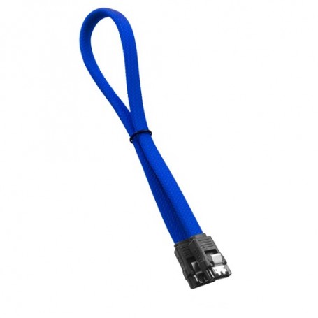 Cablemod ModMesh cavo SATA 0,3 m SATA 7-pin Nero, Blu (CM-CAB-SATA-N30KB-R)