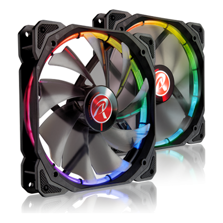 RAIJINTEK AURAS 14 RGB Case per computer Ventilatore 14 cm Nero (0R400052)