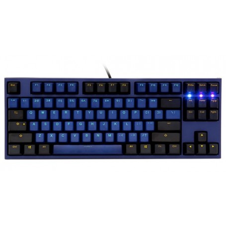 Ducky One 2 Horizon TKL tastiera USB Tedesco Nero, Blu (DKON1887-RDEPDZBBH)