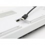 Ducky One 2 White LED tastiera USB Tedesco Nero, Bianco (DKON1808S-RDEPDAZW1)