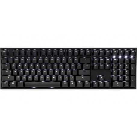 Ducky One 2 White LED tastiera USB Tedesco Nero, Bianco (DKON1808S-BDEPDAZW1)
