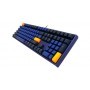Ducky One 2 Horizon tastiera USB Tedesco Nero, Blu, Giallo (DKON1808-ADEPDZBBH)