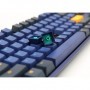 Ducky One 2 Horizon tastiera USB Tedesco Nero, Blu, Giallo (DKON1808-BDEPDZBBH)