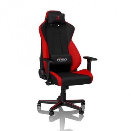 Nitro Concepts S300 Sedia da gaming per PC Nero, Rosso (NC-S300-BR)