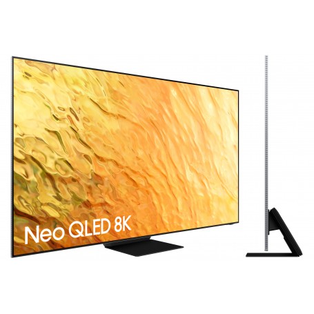 Samsung 85QN800BT TV Neo QLED 8K da 214 cm (85") in acciaio inossidabile MY2022