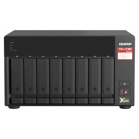 QNAP TS-873A-8G server NAS e di archiviazione Tower Collegamento ethernet LAN Nero V1500B (TS-873A-8G)