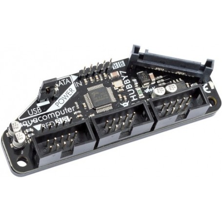 Aqua Computer HUBBY7 scheda di interfaccia e adattatore Interno USB 2.0 (53230)