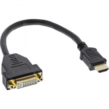InLine 17670I cavo e adattatore video HDMI A DVI-D Nero (17670I)