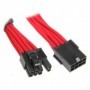 BitFenix PCI-E (6+2 pin) - PCI-E (6+2 pin), 0.45m 0,45 m (BFA-MSC-62PEG45RK-RP)