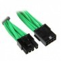 BitFenix PCI-E (6+2 pin) - PCI-E (6+2 pin), 0.45m 0,45 m (BFA-MSC-62PEG45GK-RP)