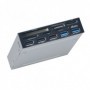 Akasa AK-ICR-16 lettore di schede USB 3.2 Gen 1 (3.1 Gen 1) Interno Grigio (AK-ICR-16)