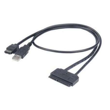 Akasa Flexstor eSATA USB cavo SATA 0,4 m Nero (AK-CBSA03-80BK)