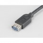Akasa USB 3.0 cable Ext cavo USB 1,5 m Nero (AK-CBUB02-15BK)
