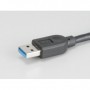 Akasa USB 3.0 cable Ext cavo USB 1,5 m Nero (AK-CBUB02-15BK)