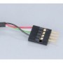 Akasa 0.4m USB (A) cavo USB 0,4 m 4 piedini Nero (EXUSBIE-40)