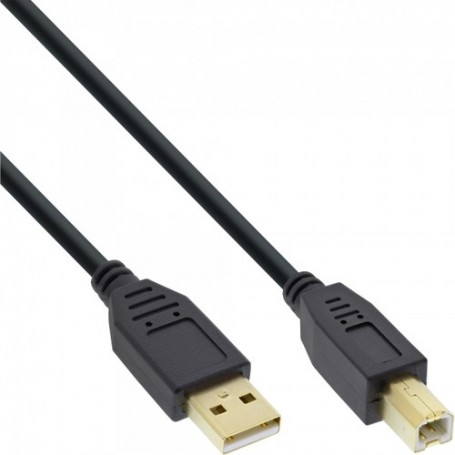 InLine 4043718125074 cavo USB 10 m USB 2.0 USB A USB B Nero (4043718125074)