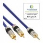 InLine 3m RCA/3.5mm Premium cavo audio Blu (89938P)