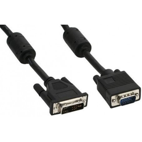 InLine D-Sub - DVI-A M-M 2m D-sub (DB-25) Nero (4043718177820)