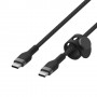 Belkin BOOST↑CHARGE PRO Flex cavo USB 3 m USB 2.0 USB C Nero