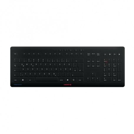 CHERRY Stream tastiera Wireless a RF + USB QWERTZ Tedesco Nero