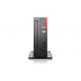 Fujitsu ESPRIMO G6012 i3-12100 UCFF Intel® Core™ i3 8 GB DDR4-SDRAM 256 GB SSD Windows 11 Pro Mini PC Nero, Rosso