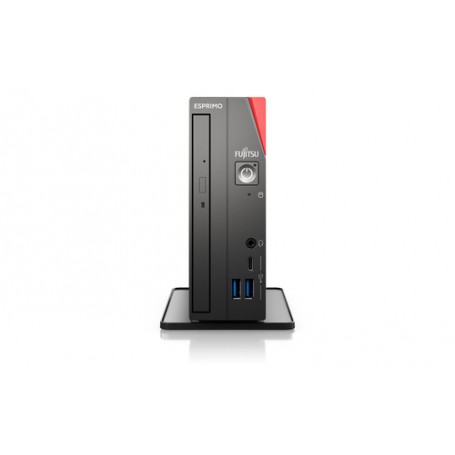 Fujitsu ESPRIMO G9012 i5-12500T UCFF Intel® Core™ i5 16 GB DDR4-SDRAM 512 GB SSD Windows 11 Pro Mini PC Nero, Rosso