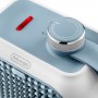 De’Longhi HFX10B03.LB stufetta elettrica Interno Blu, Grigio 360 W Riscaldatore ambiente elettrico con ventilatore
