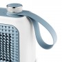 De’Longhi HFX10B03.LB stufetta elettrica Interno Blu, Grigio 360 W Riscaldatore ambiente elettrico con ventilatore