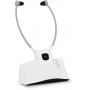 TechniSat StereoMan ISI 2-V2 Auricolare Wireless Passanuca TV Base di ricarica Bianco