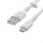 Belkin BOOST↑CHARGE Flex cavo USB 3 m USB 2.0 USB A USB C Bianco