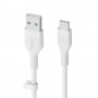 Belkin BOOST↑CHARGE Flex cavo USB 2 m USB 2.0 USB C Bianco